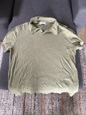 Old Navy Olive Green Short-Sleeve Polo